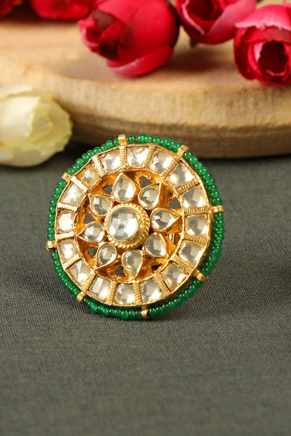 Pachi Kundan Ring 