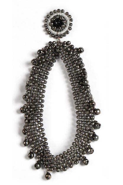 Aiza Studded Long Earrings 