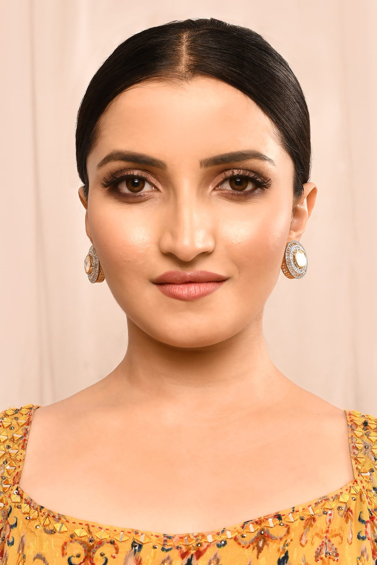 Polki Embellished Stud Earrings 