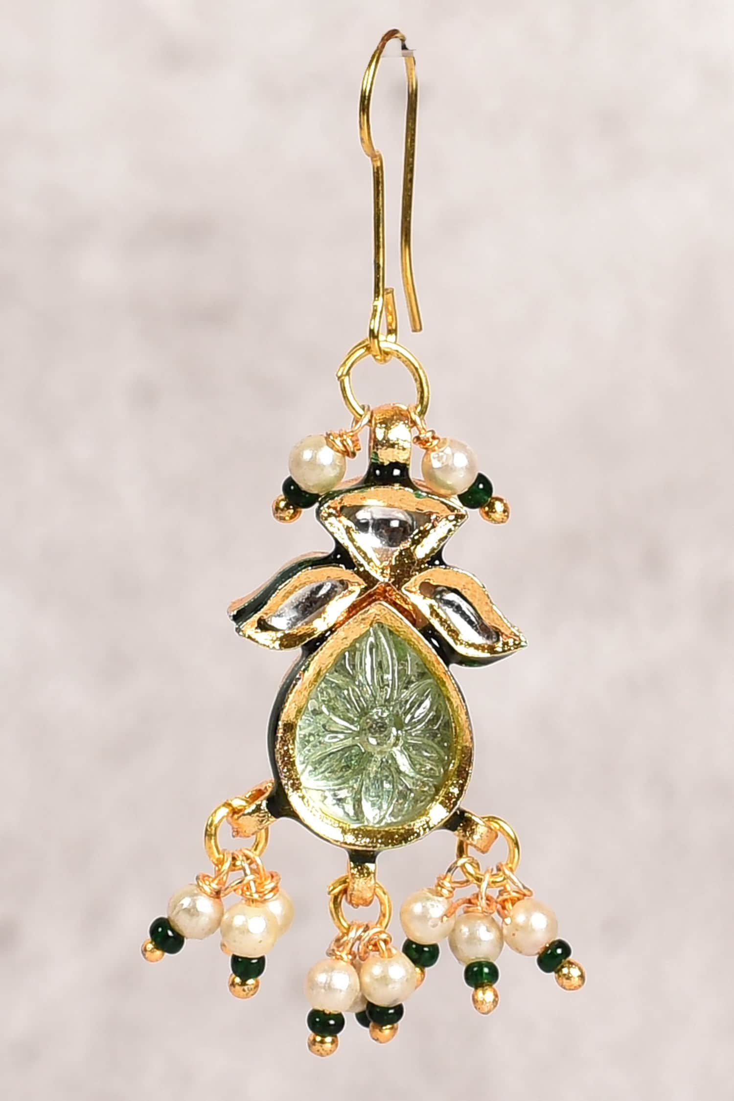 Pearl Drop Dangler Earrings 