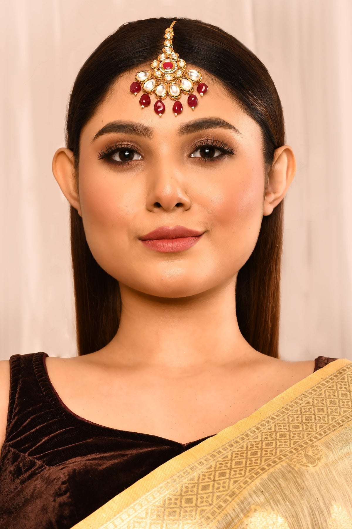 Bead Drop Maangtikka 