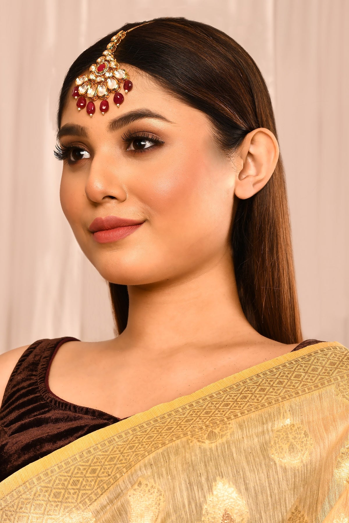 Bead Drop Maangtikka 