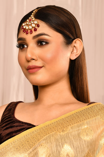 Bead Drop Maangtikka 