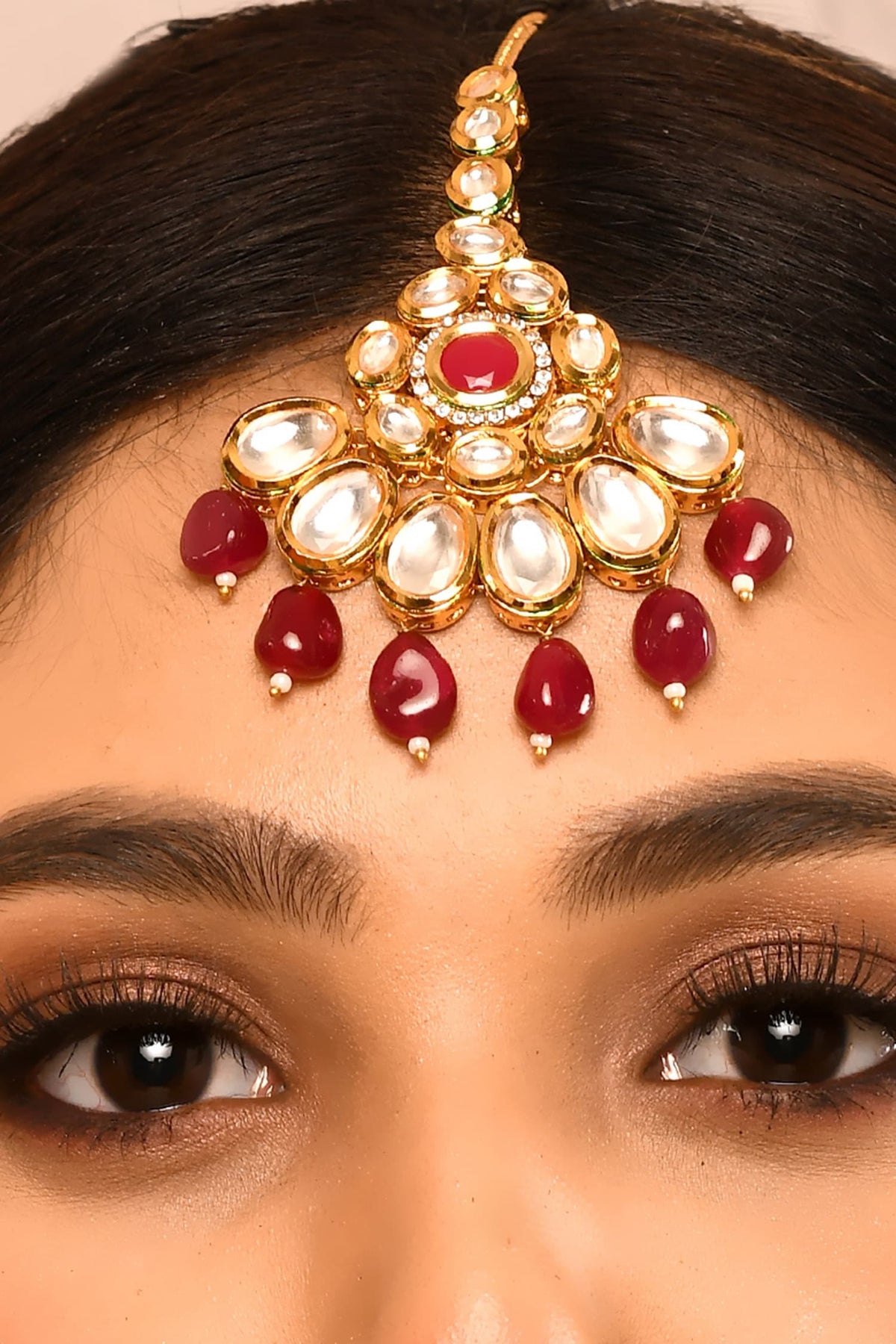 Bead Drop Maangtikka 