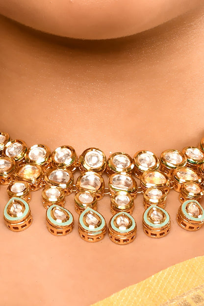 Layered Kundan Choker Set 