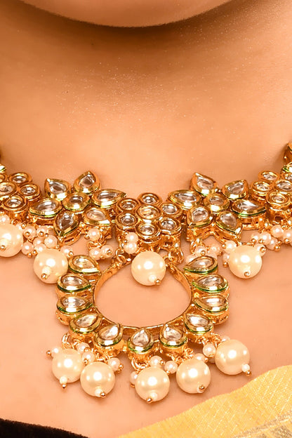 Floral Kundan Choker Set 