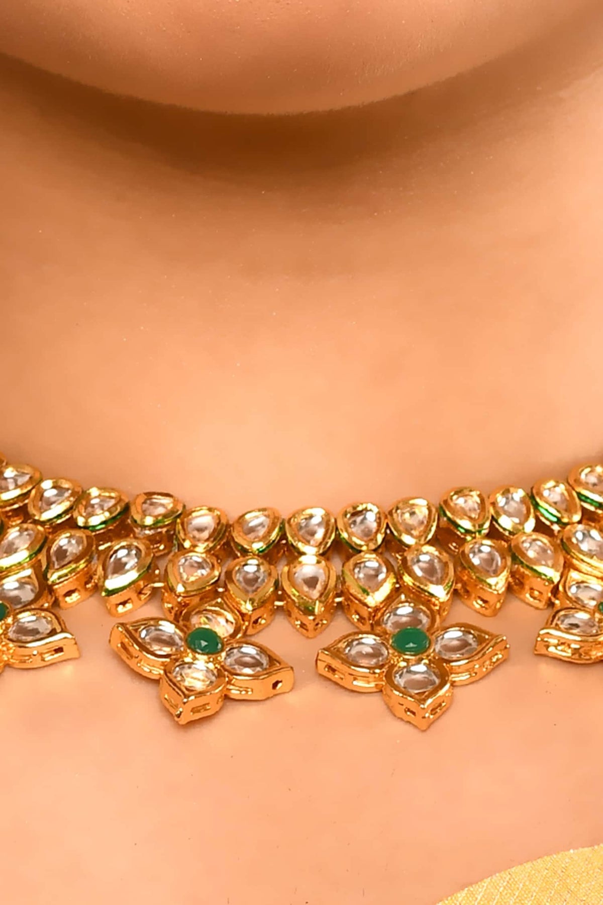 Kundan Embellished Choker Set 