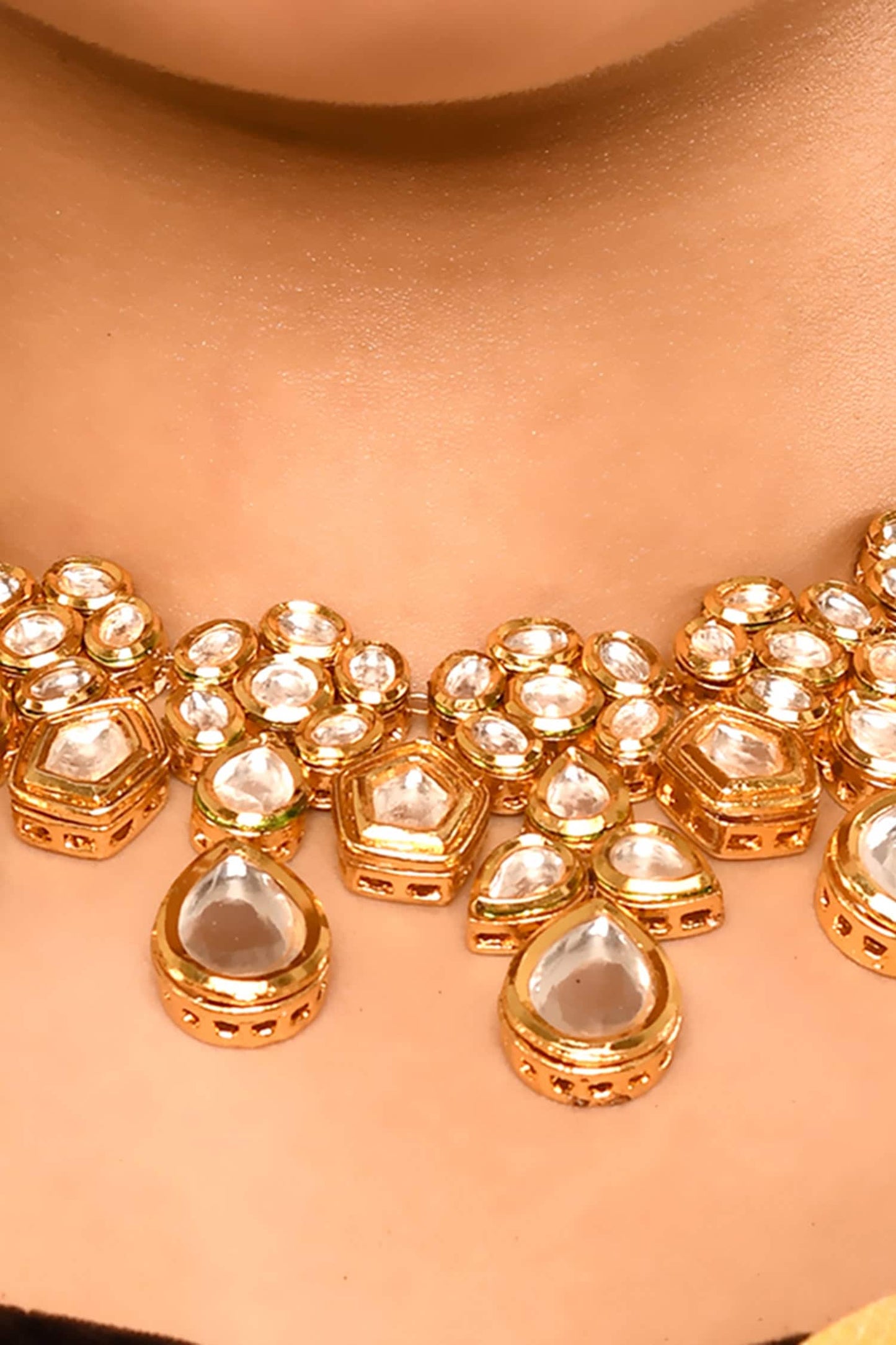 Floral Kundan Choker Set 