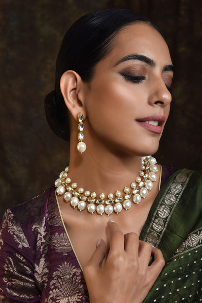 Pearl Necklace Set 