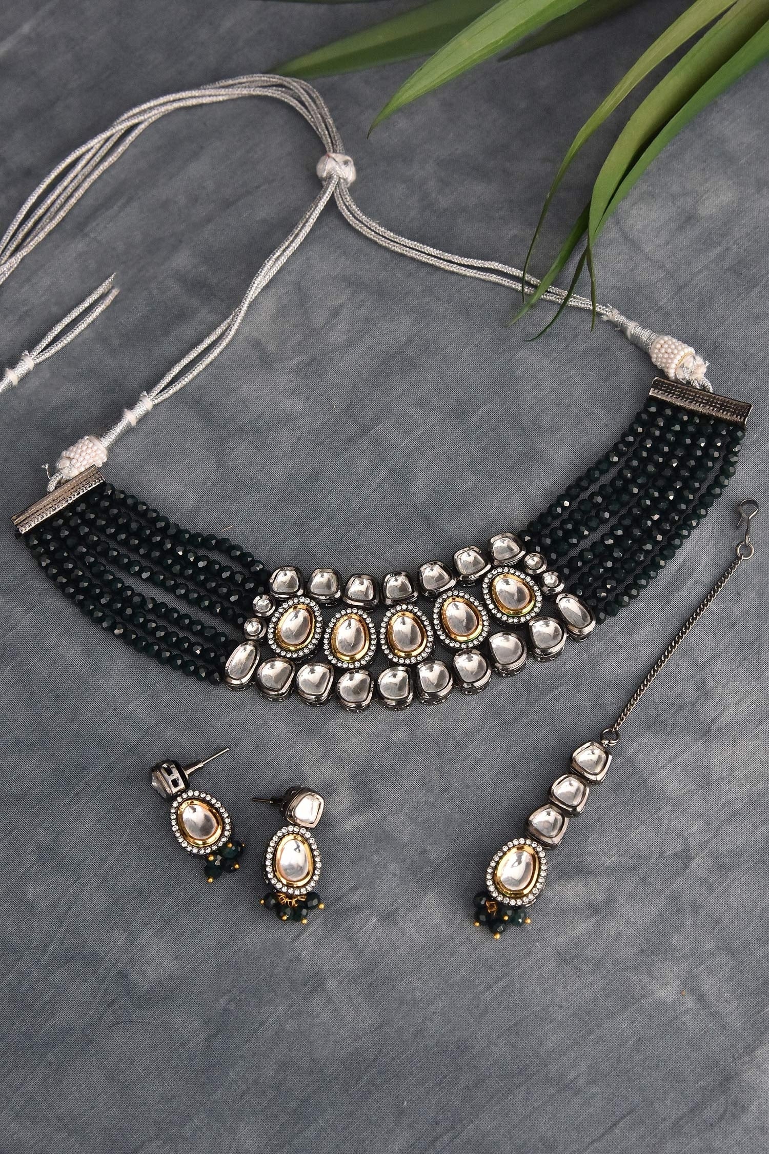 Layered Kundan Choker Set 
