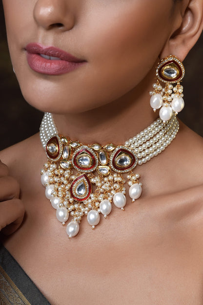 Layered Studded Choker Set 