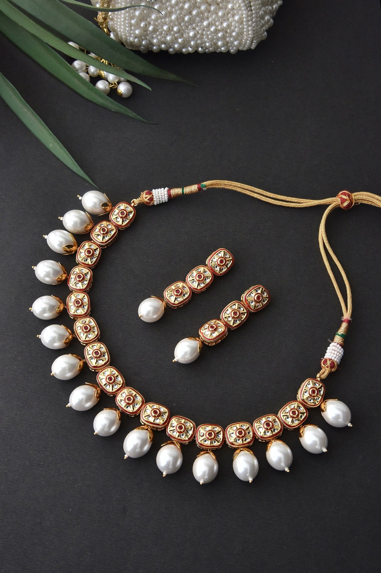 Pearl Necklace Set 