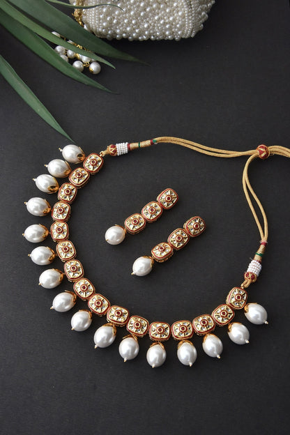 Pearl Necklace Set 