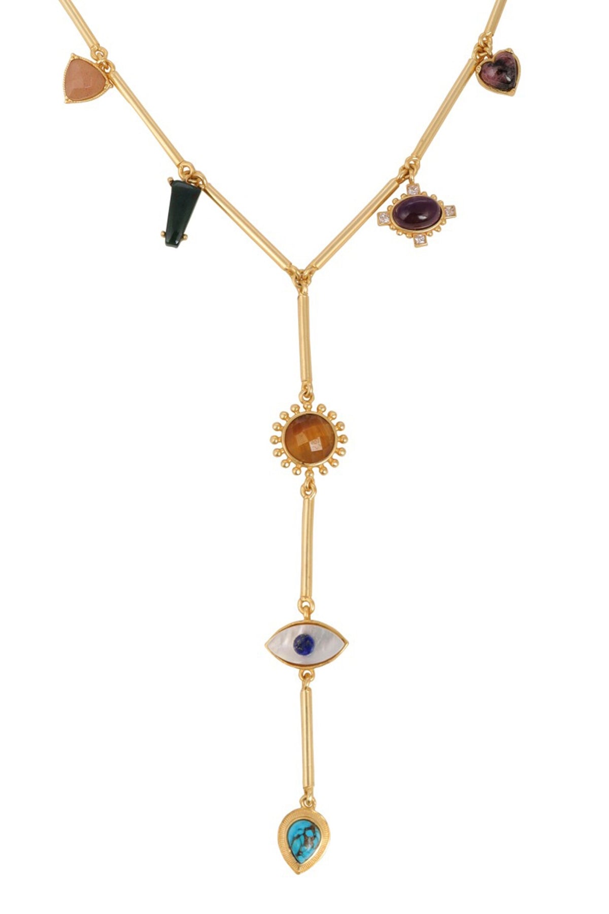 Multi Stone Healing Necklace 