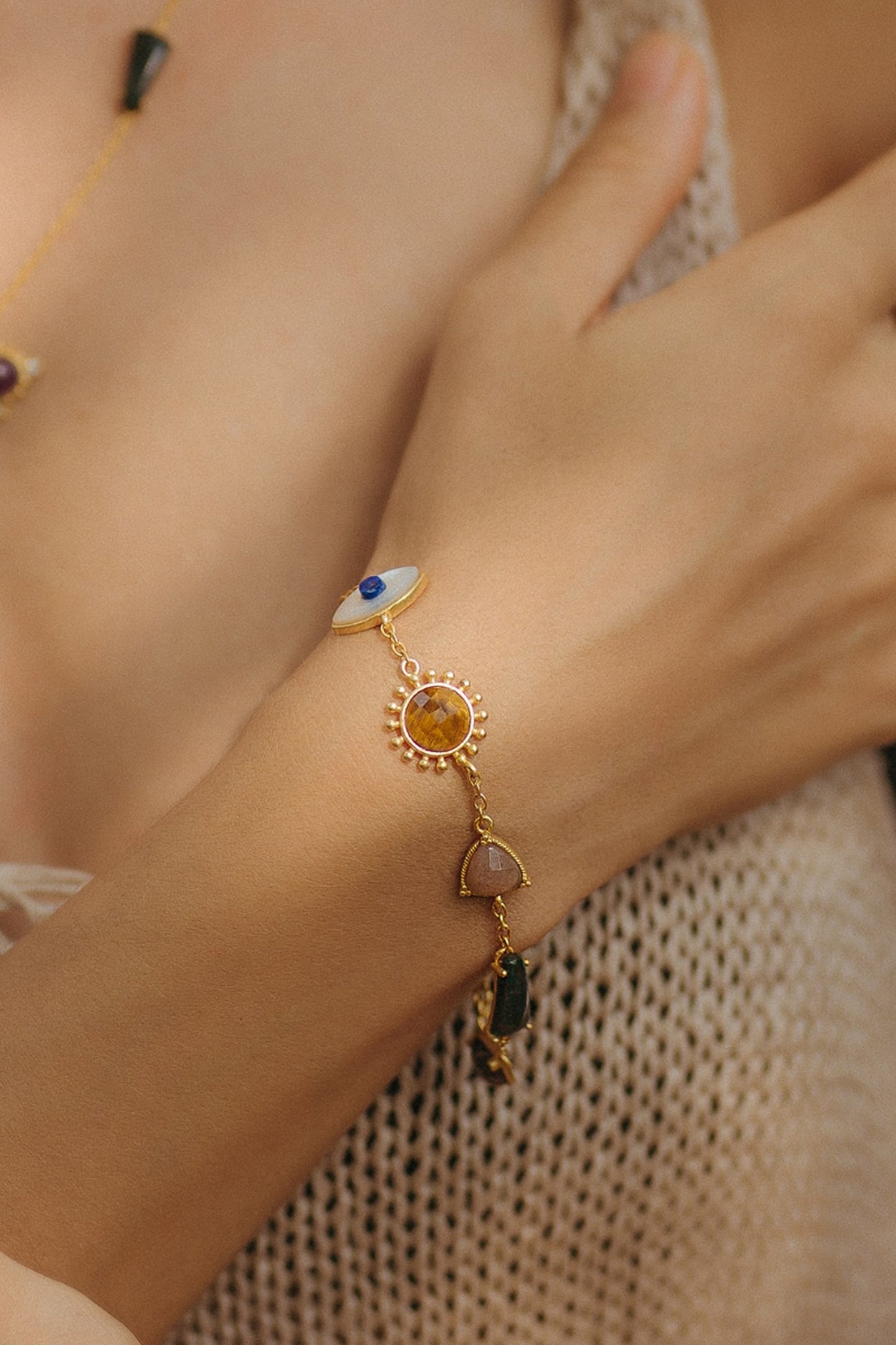 Multi Stone Healing  Bracelet 