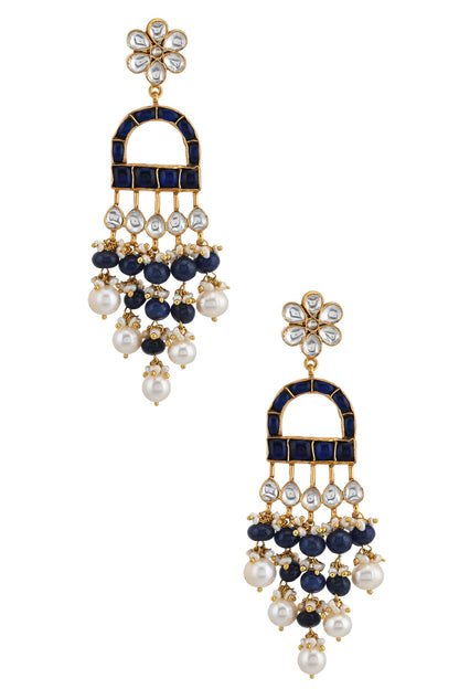 Pearl Drop Dangler Earrings 