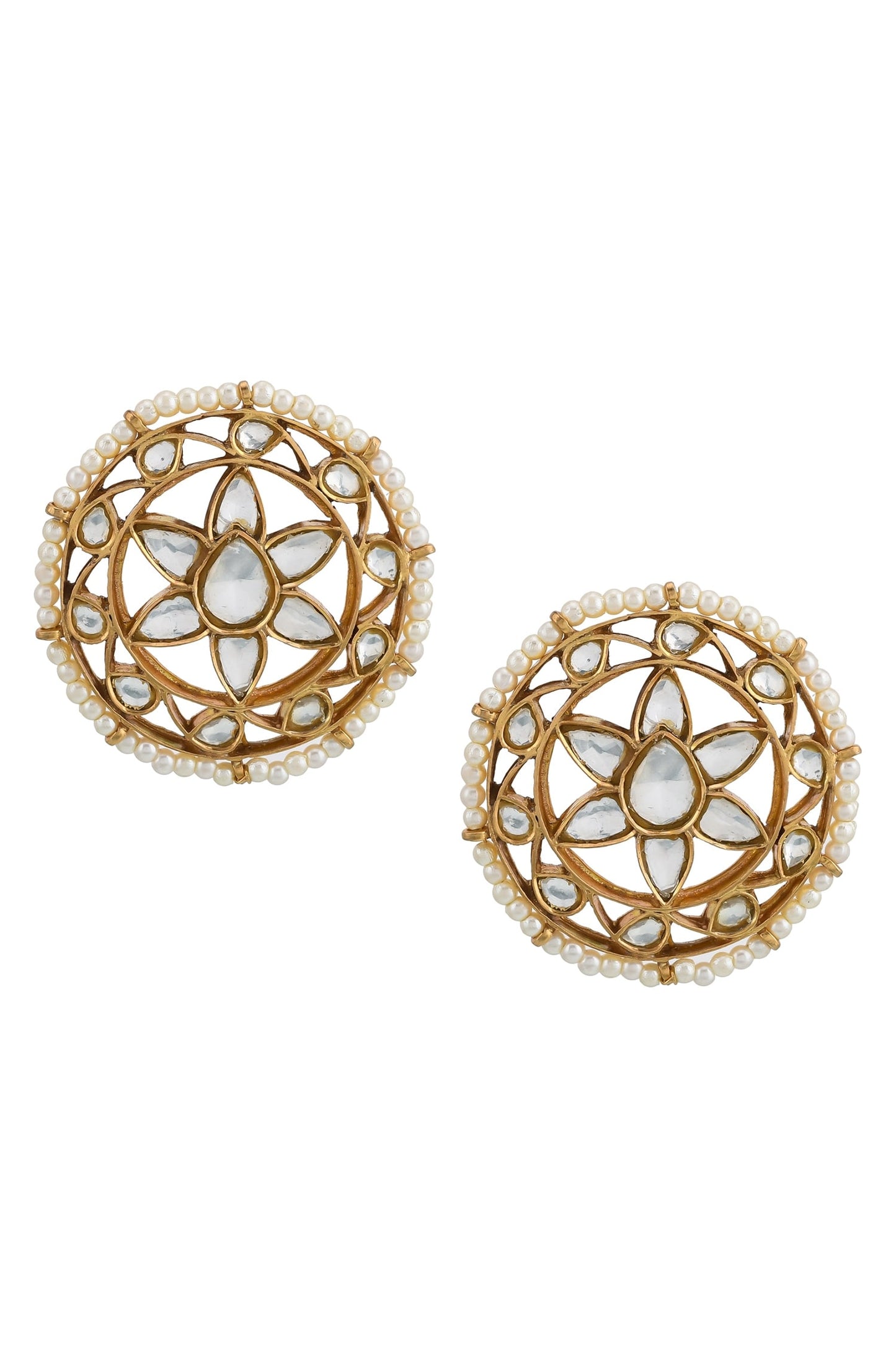 Kundan Stud Earrings 
