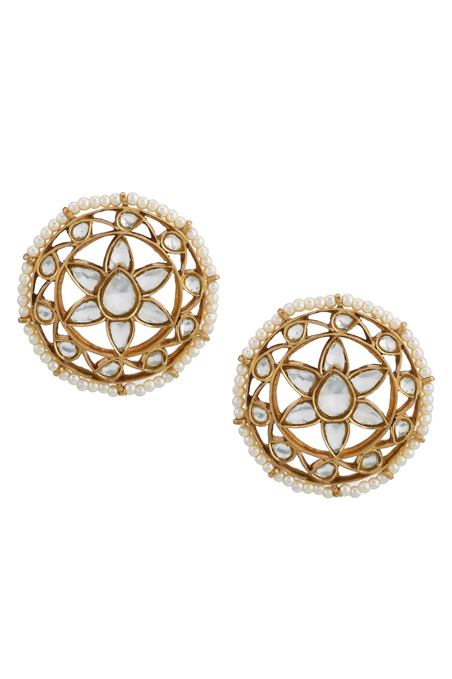Kundan Stud Earrings 