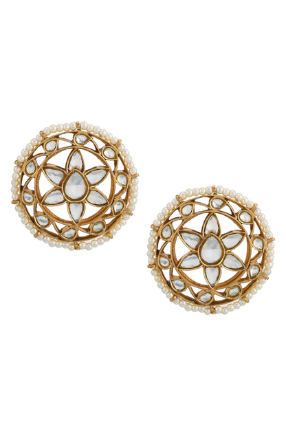 Kundan Stud Earrings 