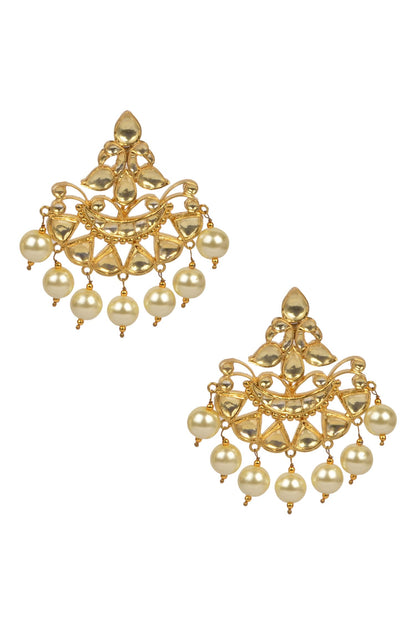 Kundan Dangler Earrings 