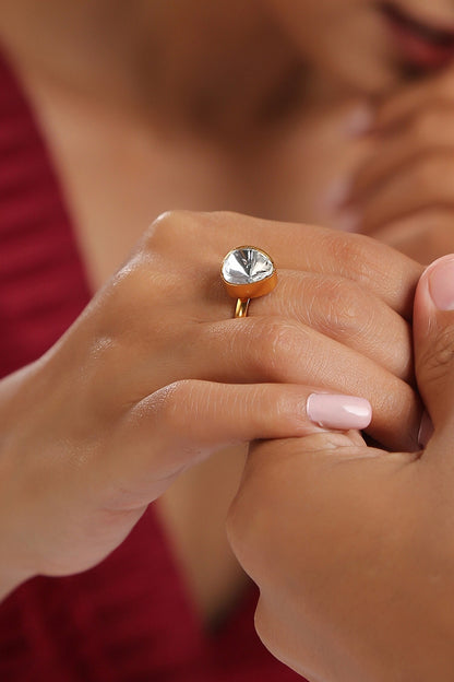 Victorian Polki Ring 
