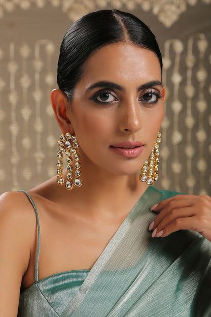 Kundan Dangler Earrings 