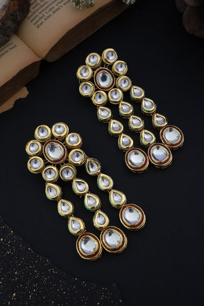 Kundan Dangler Earrings 