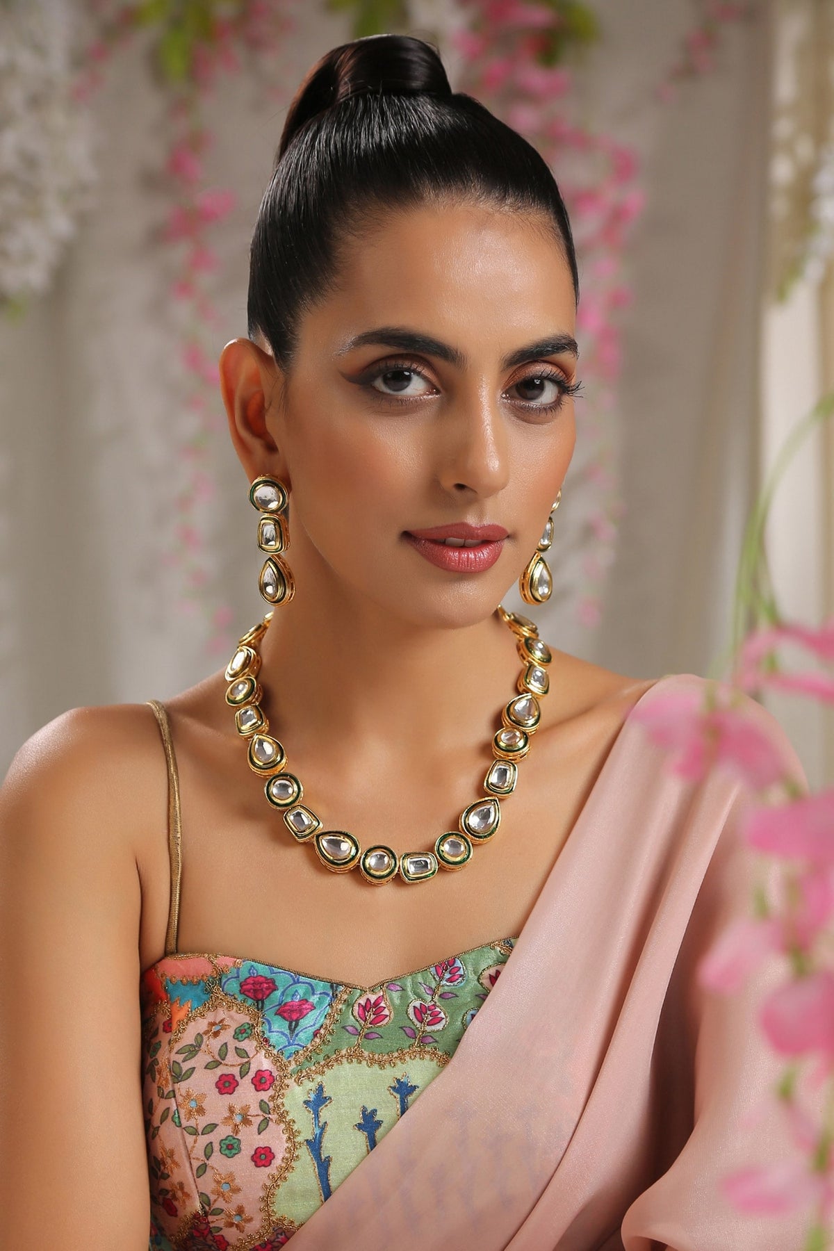 Kundan Necklace Jewellery Set 