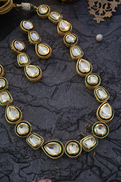 Kundan Necklace Jewellery Set 