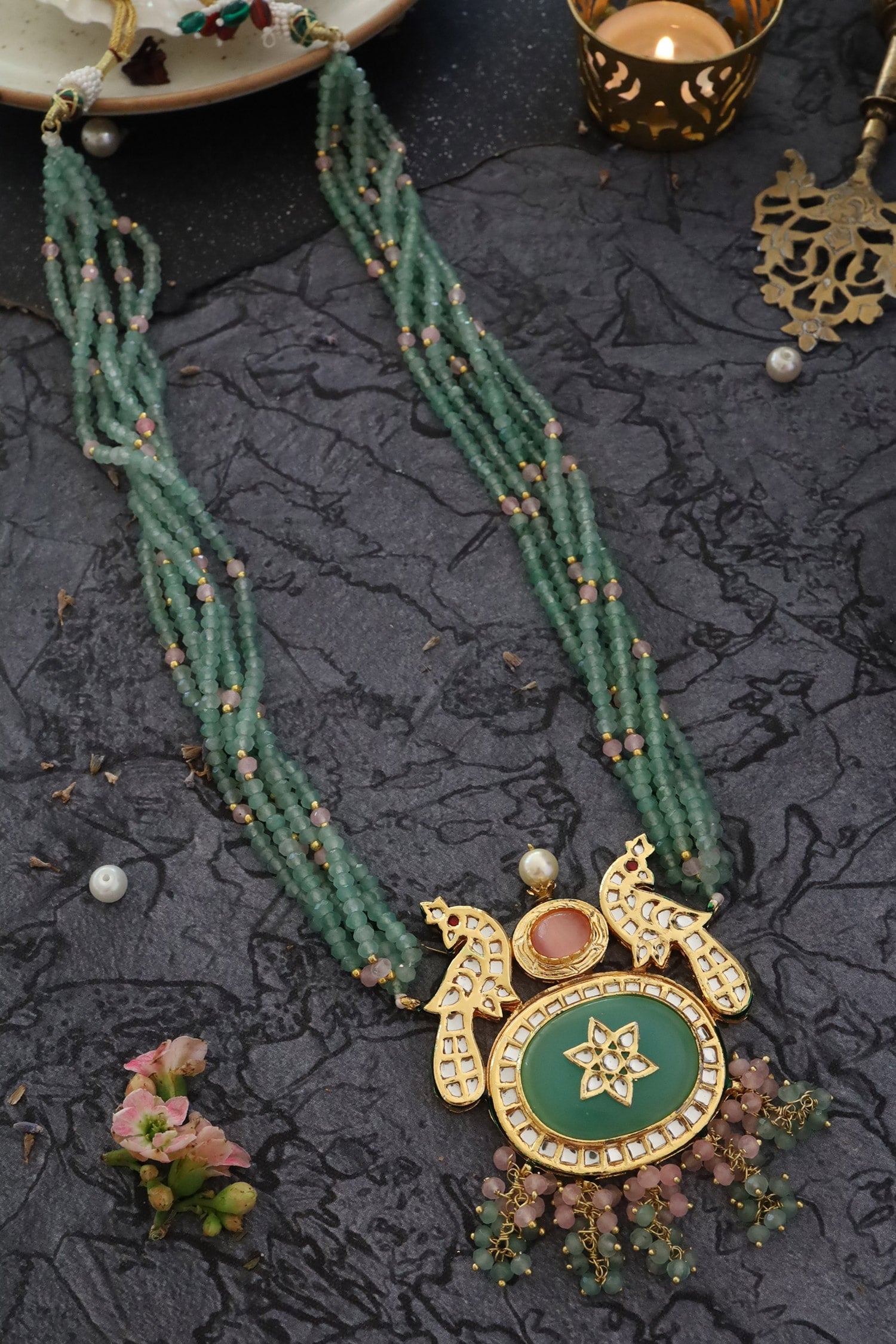 Kundan Long Necklace 