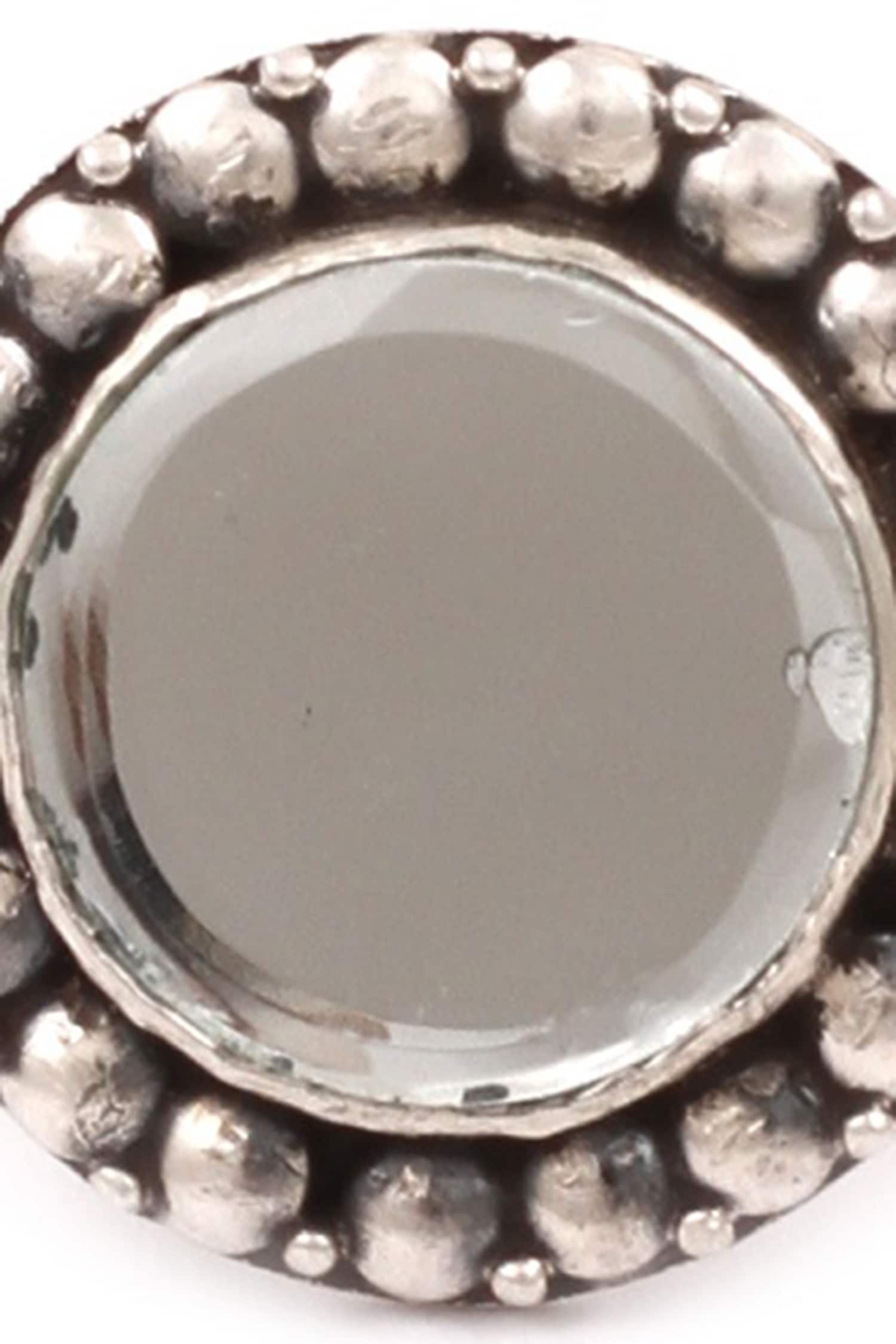 Handcrafted Silver Mirror Ring 