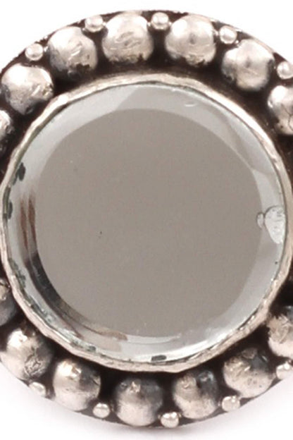 Handcrafted Silver Mirror Ring 