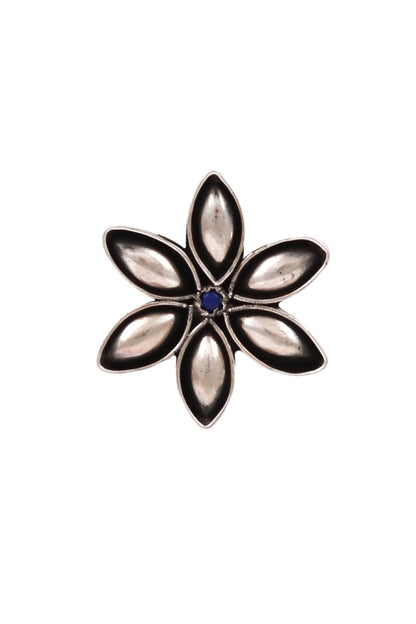 Carved Floral Ear Studs 