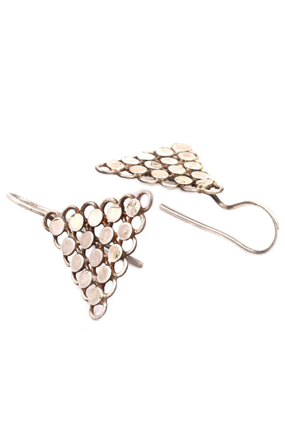 Cutwork Geometric Earrings 