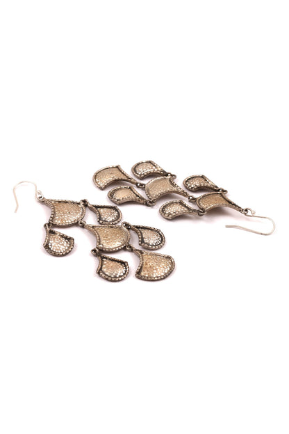 Handcrafted Tiered Earrings 
