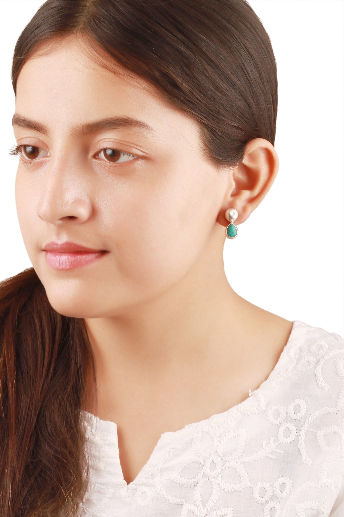 Stone Drop Earrings 