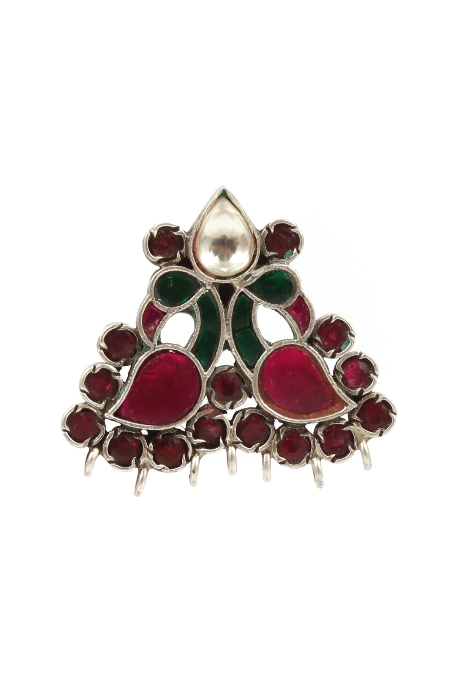 Peacock Stone Earrings 