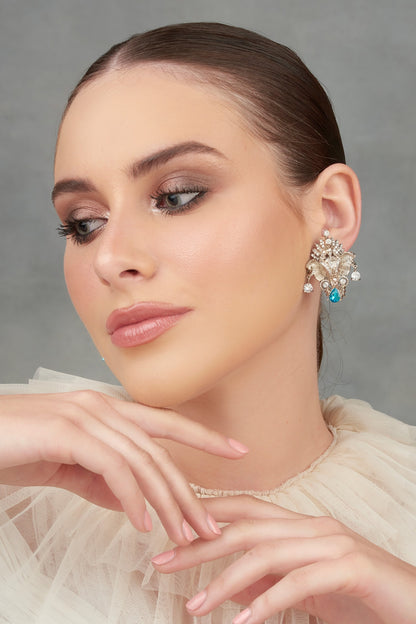 Elephant Motif Ear Studs 