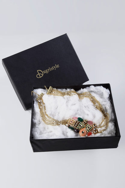 Multi Layered Stone Necklace 