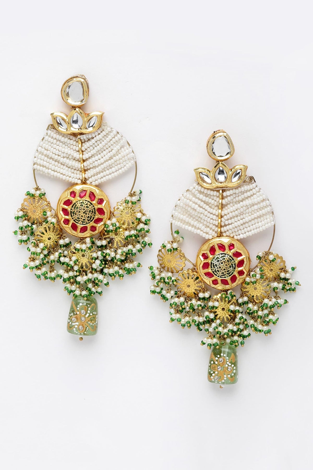 Kundan Embellished Dangler Earrings 