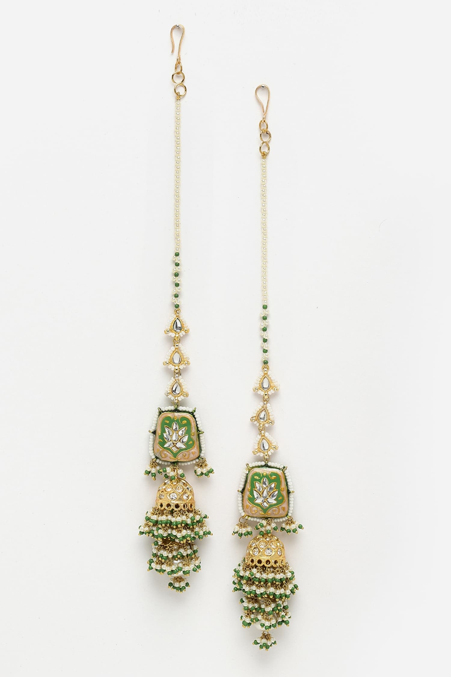 Meenakari Work Jhumkis 