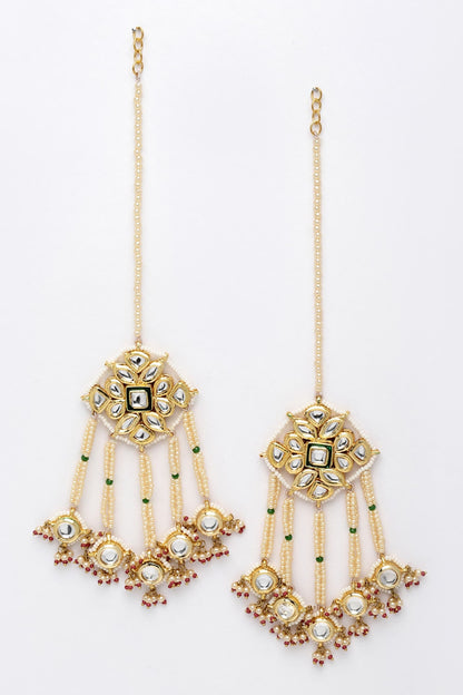 Kundan Embellished Dangler Earrings 