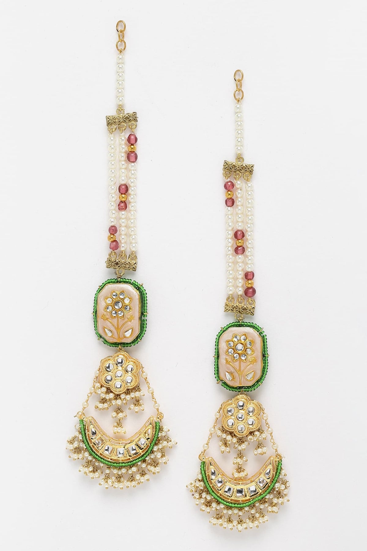 Kundan Embellished Dangler Earrings 