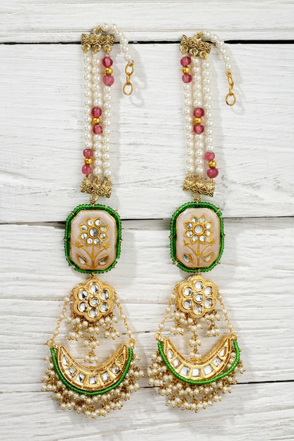 Kundan Embellished Dangler Earrings 