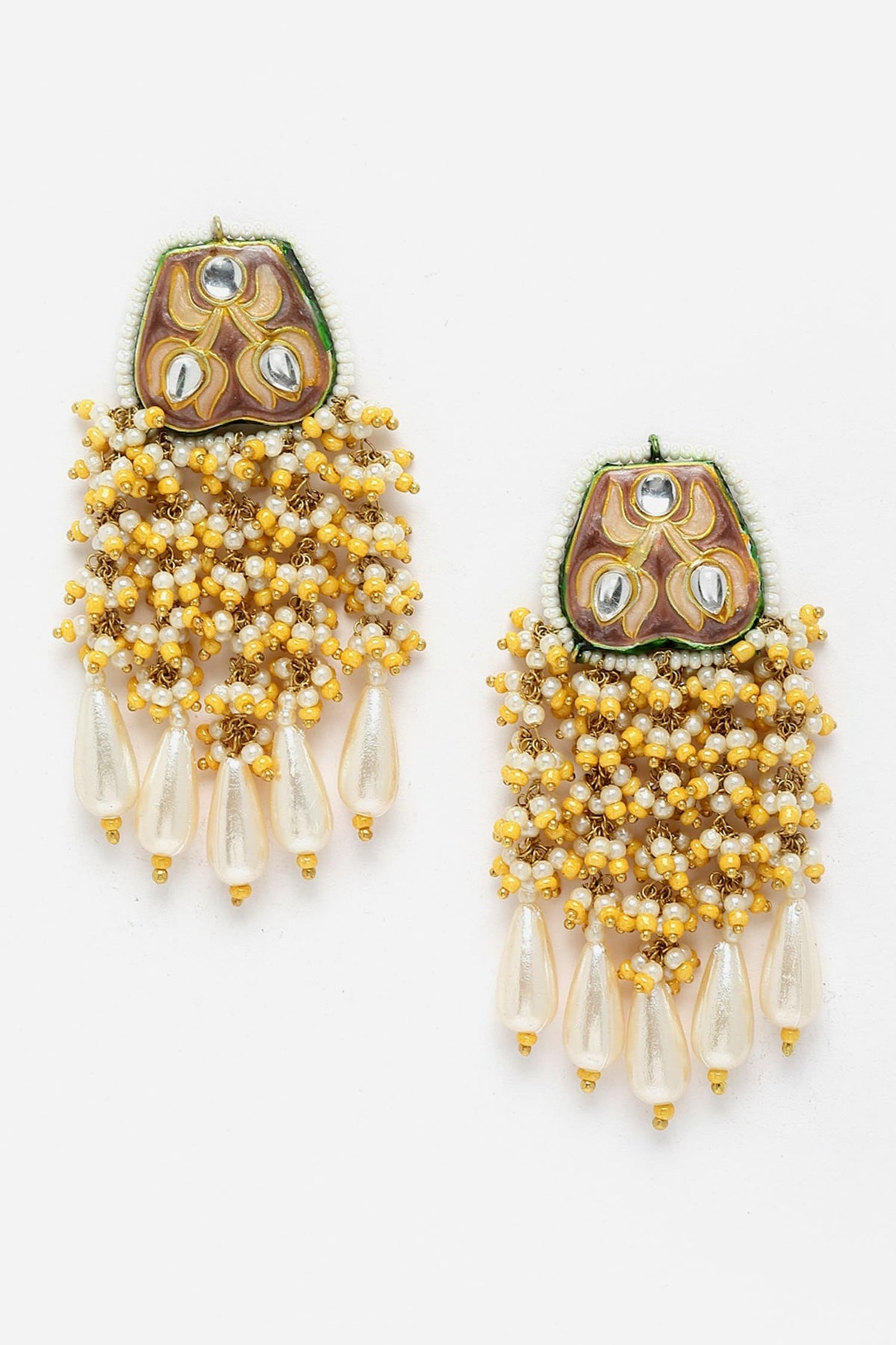 Bead Drop Dangler Earrings 