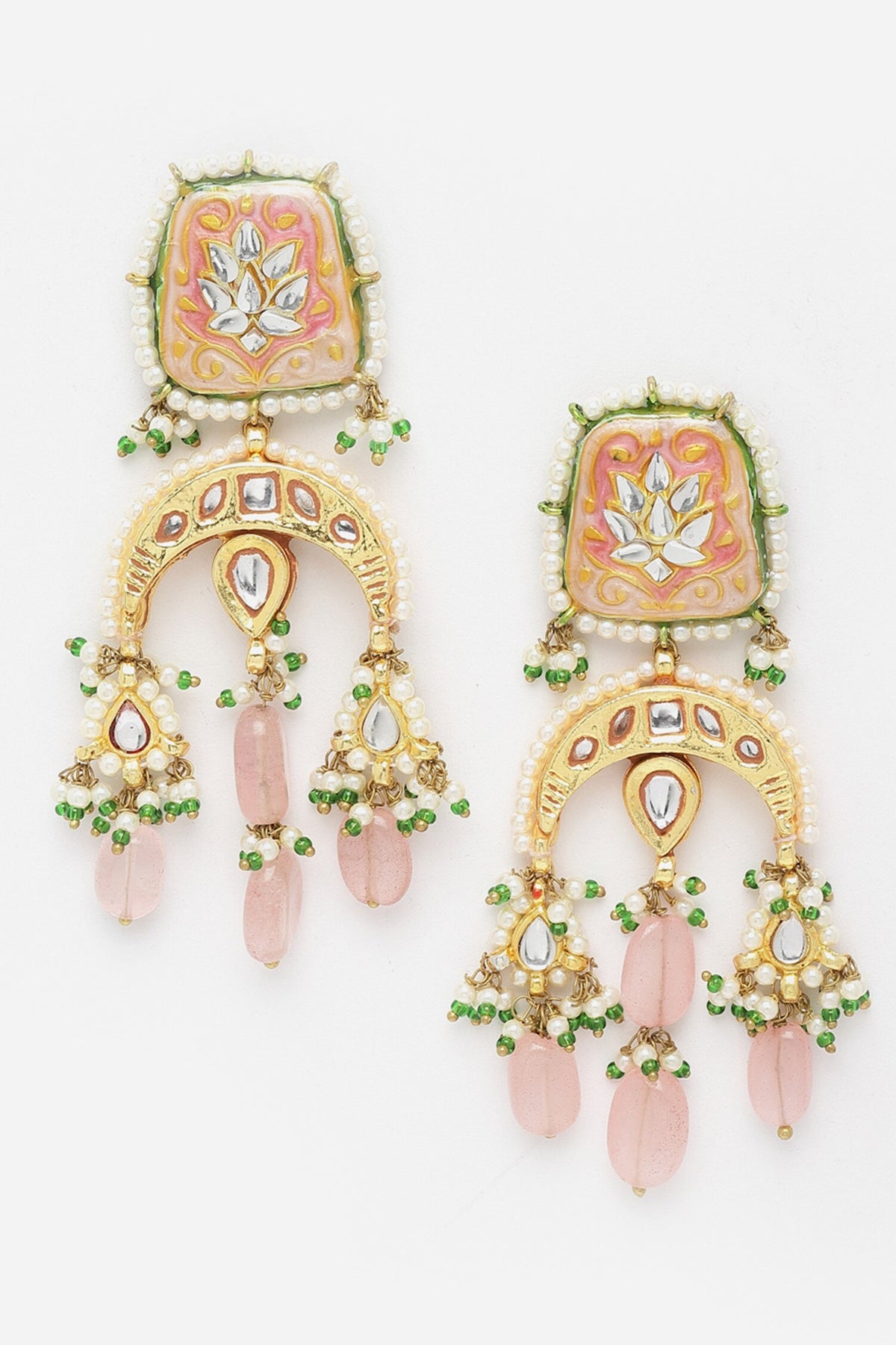 Bead Drop Dangler Earrings 