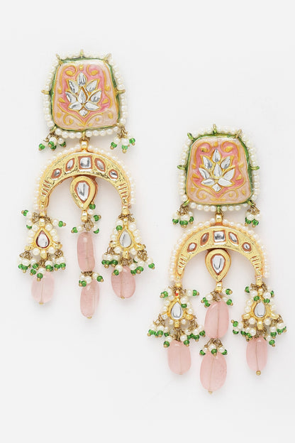 Bead Drop Dangler Earrings 