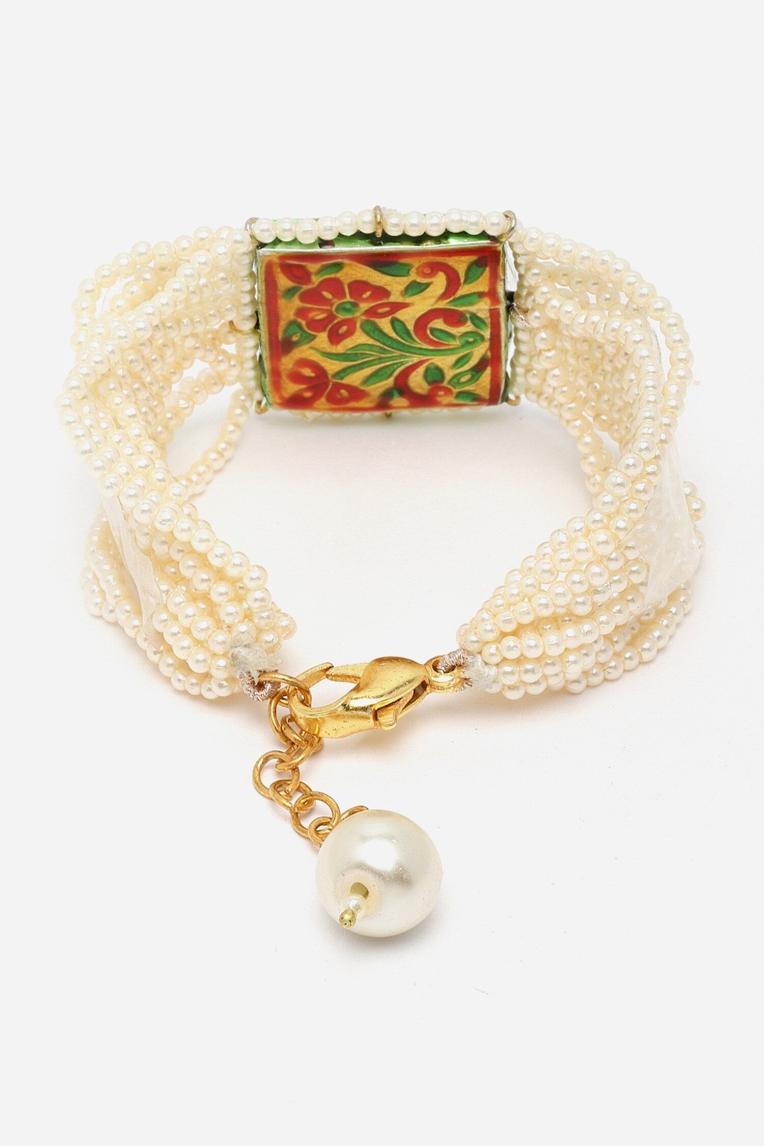Multi Layered Pearl Stone Bracelet 