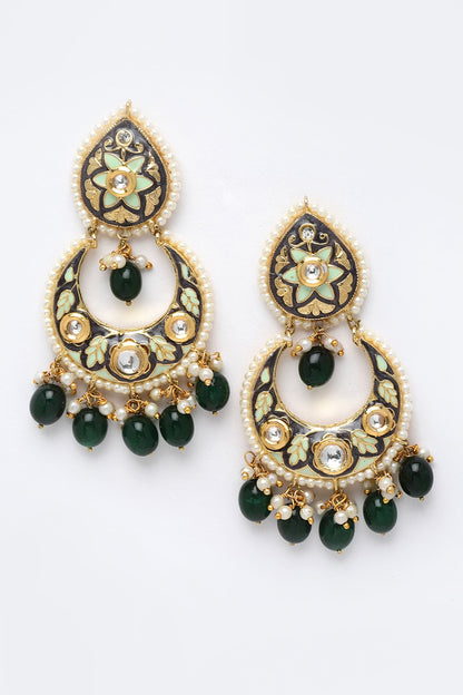Floral Meenakari Necklace Set 