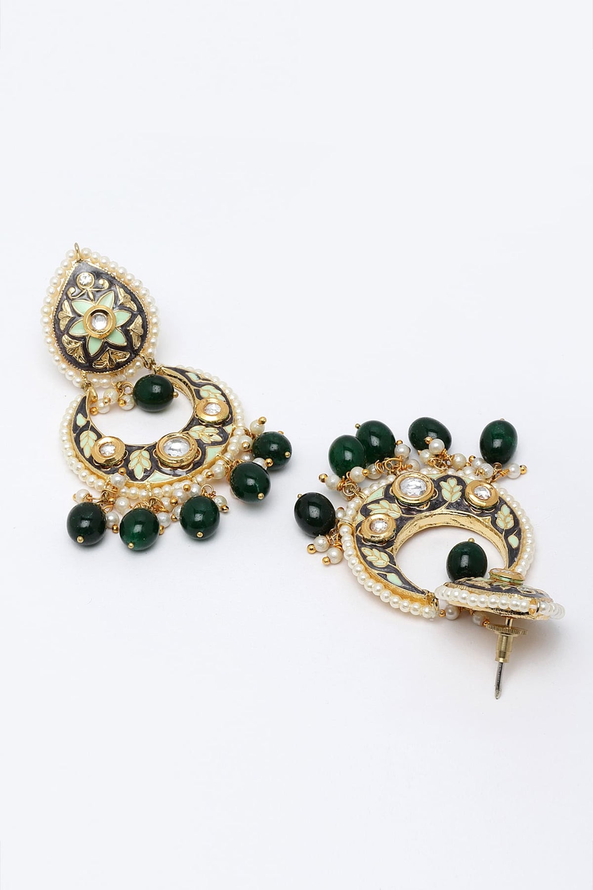 Floral Meenakari Necklace Set 